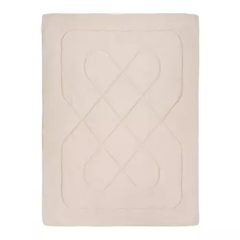Одеяло, размер 220х240 см, цвет кремовый