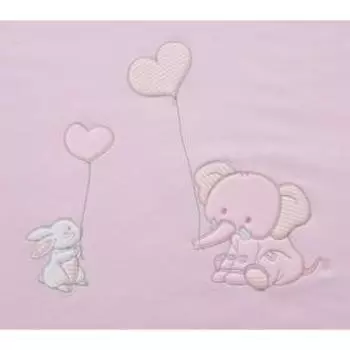 Одеяло «Слоник», размер 90х120 см, цвет розовый