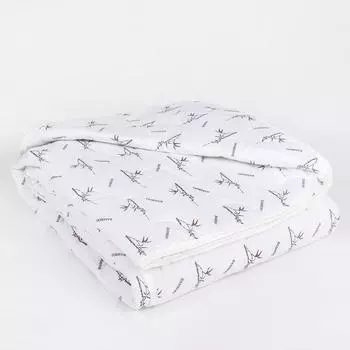 Одеяло всесезонное Адамас "Бамбук", размер 140х205 ± 5 см, 300гр/м2, чехол тик, цвет микс