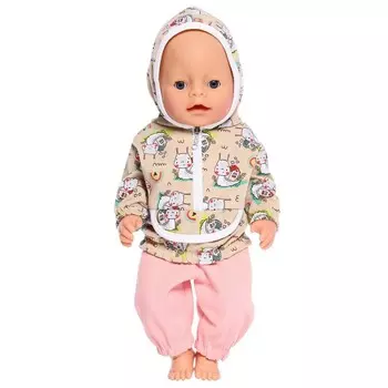 Одежда для кукол «Худи и штанишки»