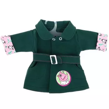 Одежда для кукол «Плащик джинсовый»