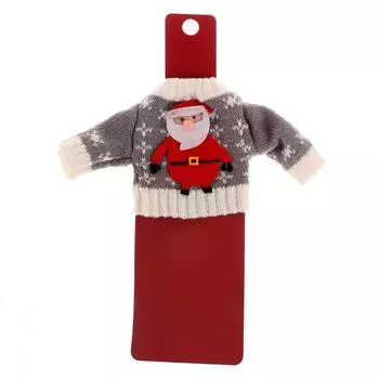 Одежда на бутылку «Новогодний свитер», виды МИКС