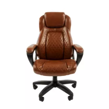 Офисное кресло Chairman 432, экопремиум коричневый