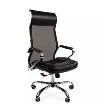 Офисное кресло Chairman 700, экопремиум черный/сетка