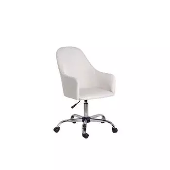 Офисный стул Дэгни Мидеа 01 бежевый/ Хром