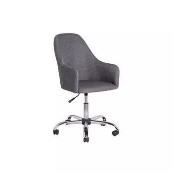 Офисный стул Дэгни Мидеа 16 серый/ Хром