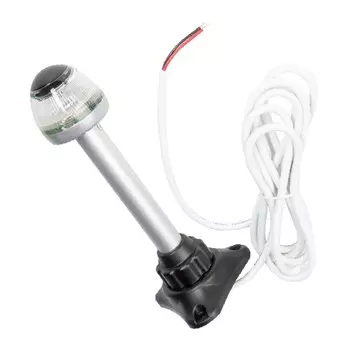 Огонь топовый на стойке Skipper 1278, пластик-нержавеющая сталь, 12V, светодиод белый