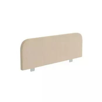 Бортик для кровати мягкий, 81536280 мм, велюр, цвет крем