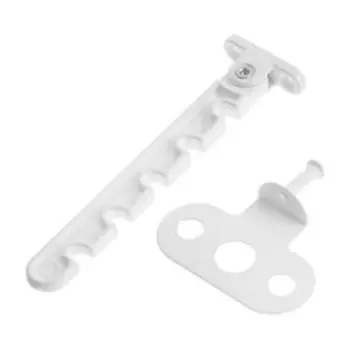 Ограничитель оконный, металлический для окон ПВХ, белый