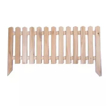 Ограждение декоративное, 45110 см, 1 секция, дерево, «Пирамида», Greengo