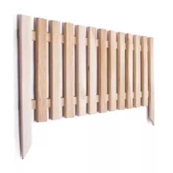 Ограждение декоративное, 45110 см, 1 секция, дерево, «Линия», Greengo