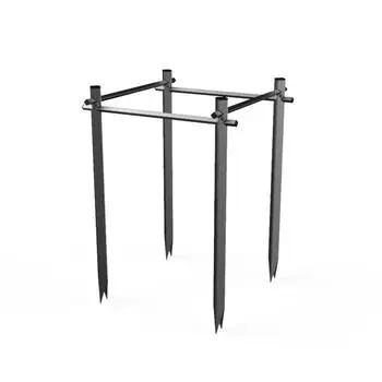 Кустодержатель, d = 55 см, h = 75,5 см, квадрат, сталь, чёрный