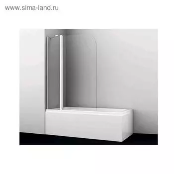 Ограждение на ванну WasserKRAFT Leine 35P02-110, 1100 х 1400 мм, распашное, прозрачное
