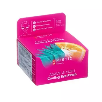 Охлаждающие патчи MISTIC с экстрактами Агавы и Юдзу, 60 шт.