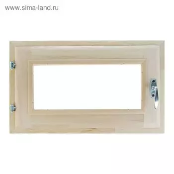 Окно деревянное, 3050 см, двойное стекло, липа