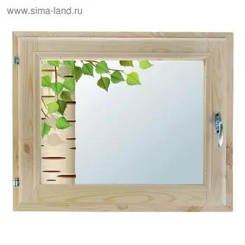 Окно, 4060см, "Берёзка", однокамерный стеклопакет