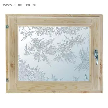 Окно, 4060см, "Морозные узоры", однокамерный стеклопакет