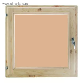 Окно, 5050см, однокамерный стеклопакет, тонированное, с уплотнителем, из хвои
