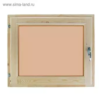 Окно, 5060см, двойное стекло, тонированное, из хвои