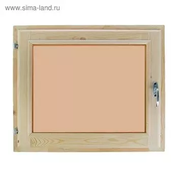 Окно, 5060см, двойное стекло, тонированное, с уплотнителем, из хвои