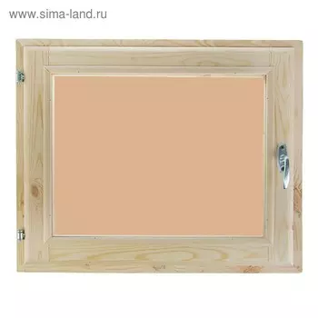 Окно, 5070см, однокамерный стеклопакет, тонированное, из хвои