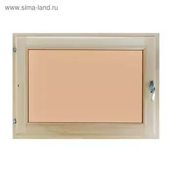 Окно, 5070см, двойное стекло, тонированное, из липы