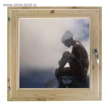 Окно 60х70 см, "Релакс", однокамерный стеклопакет, хвоя