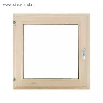 Окно, 90×90см, однокамерный стеклопакет, из липы