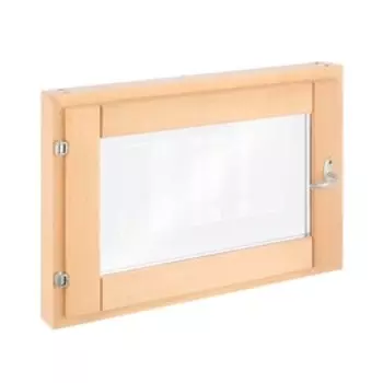 Окно из ольхи 40х60 см, стеклопакет