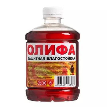 Олифа защитная влагостойкая, 0.5 л