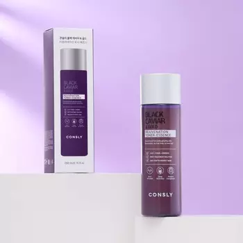 Омолаживающий тонер-эссенция "Consly", с черной икрой и золотом, 200 мл