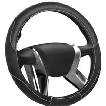 Оплетка на руль замшевая Senator Michigan "L",d=40см,чёрный