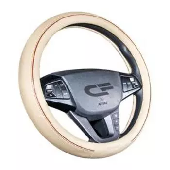 Оплетка Tiltan, экокожа, бежевый/коричневый