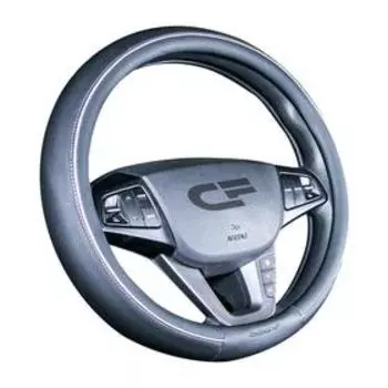 Оплетка Tiltan, экокожа, черный/белый