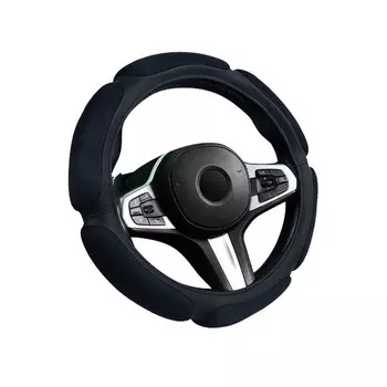 Оплётка на руль CarFashion SPONGE, размер M, цвет черный