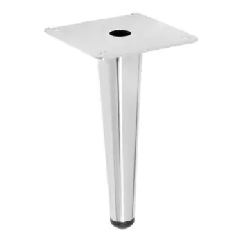 Опора мебельная CAPPIO OP08, h=150 мм, толщина площадки 1.8 мм, цвет хром