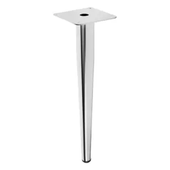 Опора мебельная CAPPIO OP08, h=300 мм, толщина площадки 1.8 мм, цвет хром