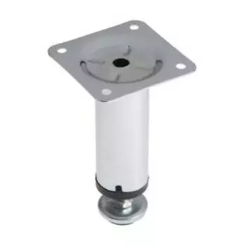 Опора мебельная регулируемая малая, 100 мм, хром
