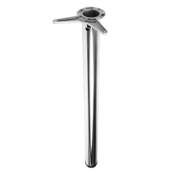 Опора с боковым креплением, 60820 мм цвет хром