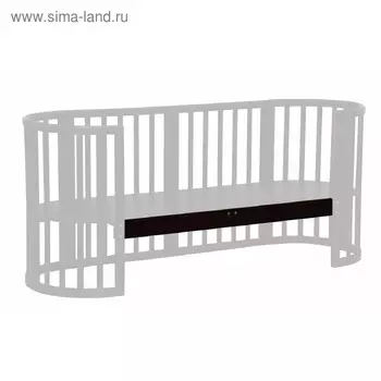 Опорная планка для кроватки детской Polini kids Simple 910, цвет венге