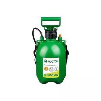 Опрыскиватель помповый, 3 л, переносной, зелёный, «РОСТОК»