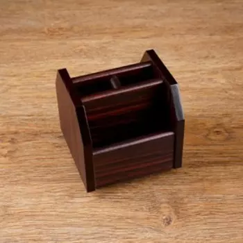 Органайзер 4 секции, серия Зебрано с кантом темным, вращение 11.512 см