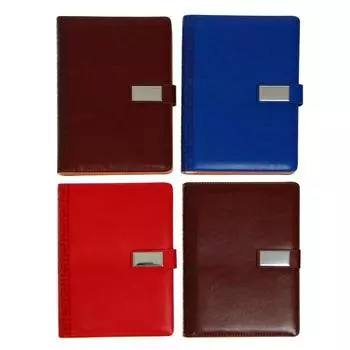 Органайзер "Бизнес" А5, с хлястиком, 92 листа в линейку, обложка ПВХ, МИКС