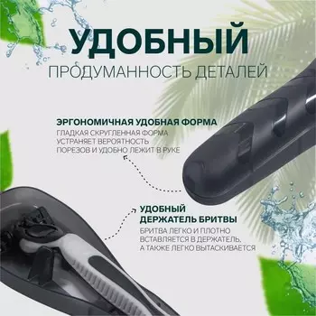 Футляр для бритвы, 16.65.23 см, чёрный