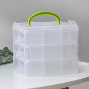 Органайзер для для мелочей, 3-х ярусный, 18 ячеек