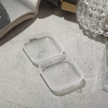 Подставки для украшений с крышкой QF «Футляр», 3.53.52 см, прозрачная