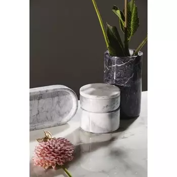 Органайзер для кухонных принадлежностей Liberty Jones Marm, чёрный мрамор, размер 10х17 см