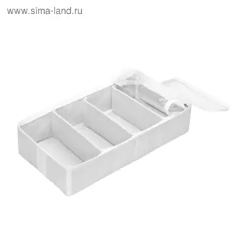 Органайзер для обуви на 4 бокса White