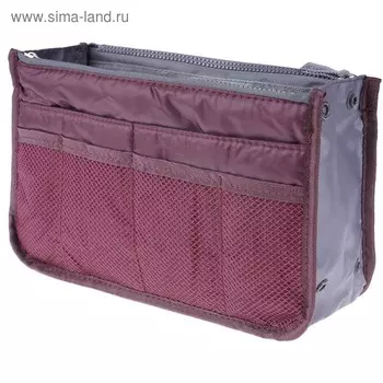 Органайзер для сумки, бордовый