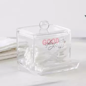 Органайзер для ватных палочек "Good day", 10,5 х 9,5 см